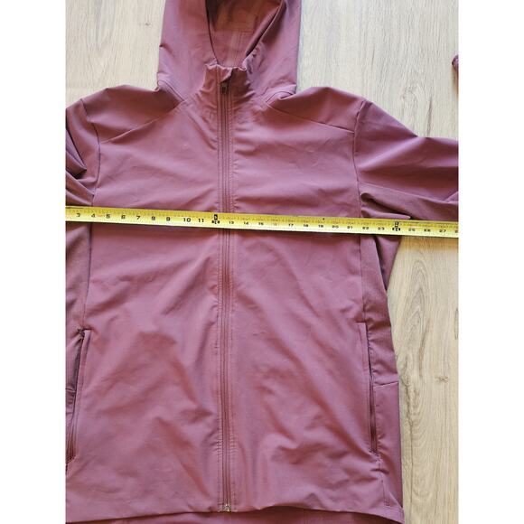 Lululemon Warp Lite Jacket Packable Burgundy Light Blue Men’s Size XL Hooded - Picture 5 of 8